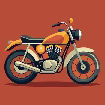 motorcycle sport bike illustration vector