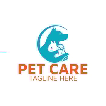 Pet Care Logo, Animals logo vector