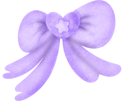 purple bow ribbon png