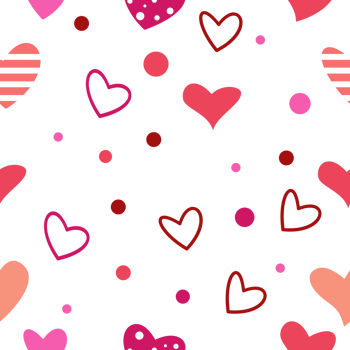 Pink heart seamless pattern abstract repetition png