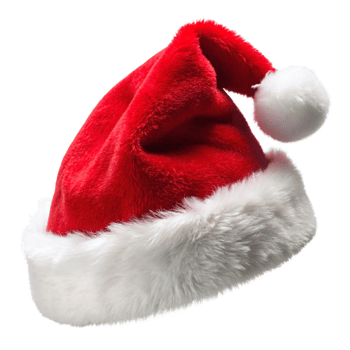 Santa red cap png