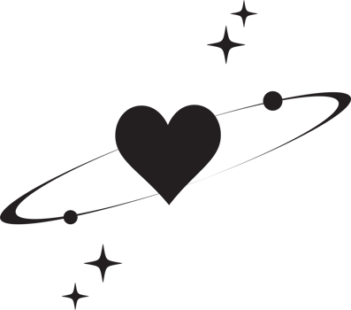 Y2K heart icon. Star shapes. Symbols of love. Outline cosmic design element. Cute retro romantic element of magic sparkles. Abstract celestial 90s decoration png
