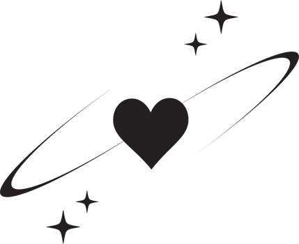 Y2K heart icon. Star shapes. Symbols of love. Outline cosmic design element. Cute retro romantic element of magic sparkles. Abstract celestial 90s decoration png