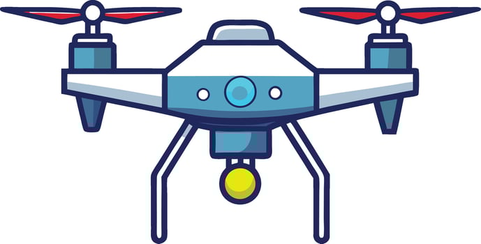 Drone icon illustration vector