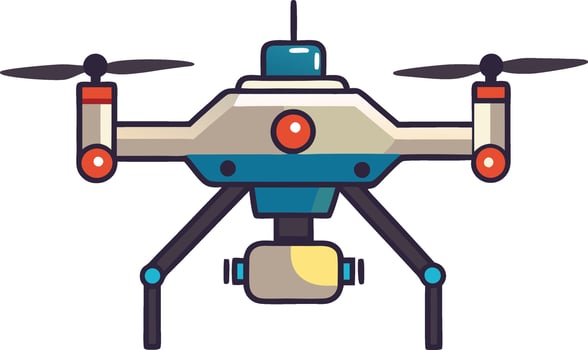 This is a Drone icon illustration vector