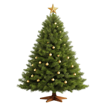 Christmas tree isolated on Transparent background png