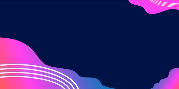 abstract fluidity gradient color with blue background with waves vector