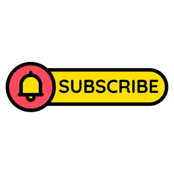 Subscribe Button Icon vector