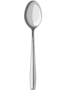 Spoon Top View Eating Table Utensil vector