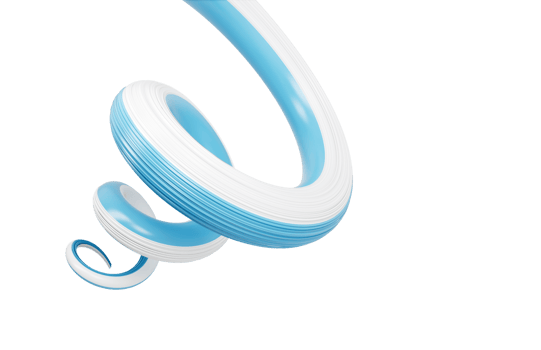 3d Flag of San Marino 3d Spiral Glossy Ribbon Of San Marino 3d Illustration png