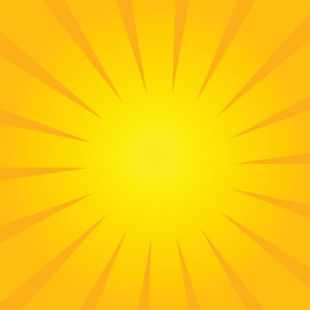Pop art background for poster or book in yellow color vector