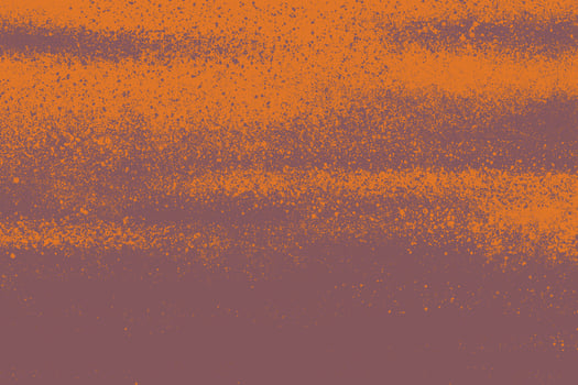 Distress grain background with orange color. Sand effect with vibrant colors. Grunge texture formed from small particles of dust . vector