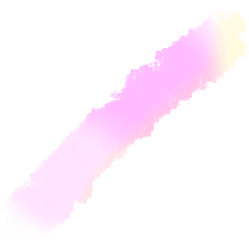 Hand drawn Pink Yellow gradient brush strokes blending into rough textured grunge marks png