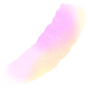 A beautiful Pink Yellow gradient brush stroke with textured hand drawn grunge marks png