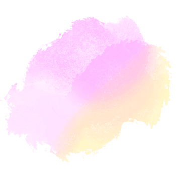 A stunning Pink Yellow gradient brush stroke merging into hand drawn grunge details png