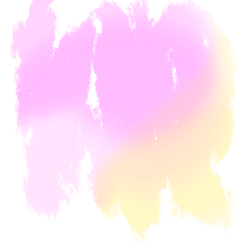 Rugged Pink Yellow gradient brush strokes merging into textured hand drawn grunge effects png