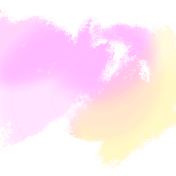 Hand drawn Pink Yellow gradient brush strokes merging into rough grunge inspired marks png