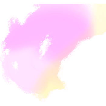Soft Pink to Yellow gradient strokes with bold rugged hand drawn grunge edges png