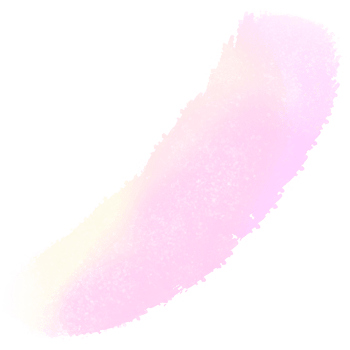 A textured Pink Yellow gradient brush stroke with raw hand drawn grunge effects png
