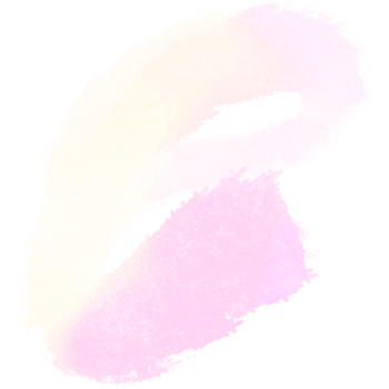Pink Yellow gradient brush strokes fading into rough hand drawn grunge edges png