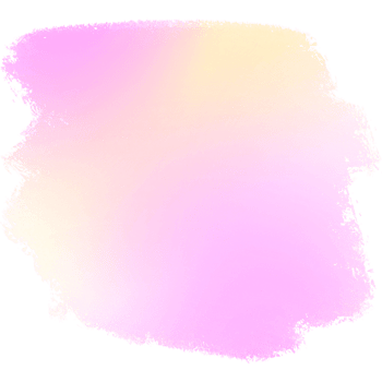 Hand drawn Pink Yellow gradient brush strokes blending into rough bold grunge effects png