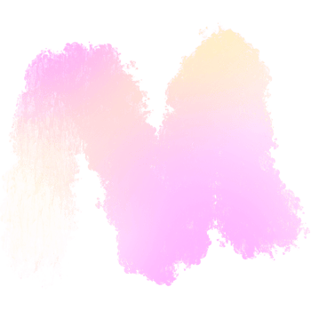 Pink Yellow gradient brush strokes with rugged hand drawn grunge inspired marks png