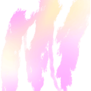 Hand drawn Pink Yellow gradient brush strokes with rough textured grunge inspired details png