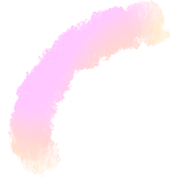 Pink Yellow gradient brush strokes blending into rough gritty hand drawn grunge edges png
