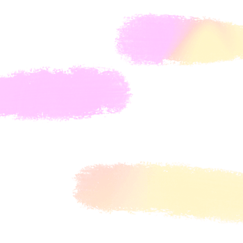 Pink Yellow gradient brush strokes with textured bold hand drawn grunge inspired edges png