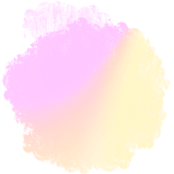 Hand drawn Pink Yellow gradient strokes fading into rugged bold grunge inspired edges png
