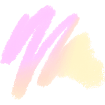 Hand drawn Pink Yellow gradient strokes fading into textured rugged grunge inspired edges png