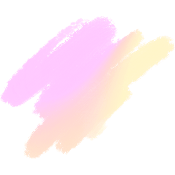 Pink Yellow gradient brush strokes blending into rugged bold hand drawn grunge inspired effects png
