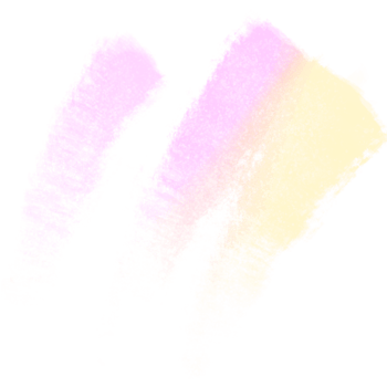 Hand drawn Pink Yellow gradient strokes with textured rough grunge inspired details png