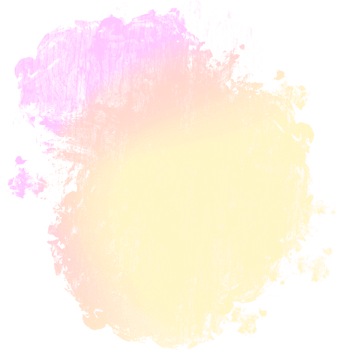 Gorgeous Pink Yellow gradient brush strokes fading into textured grunge finishes png