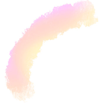 Soft Pink Yellow gradient brush strokes blending into bold gritty grunge edges png