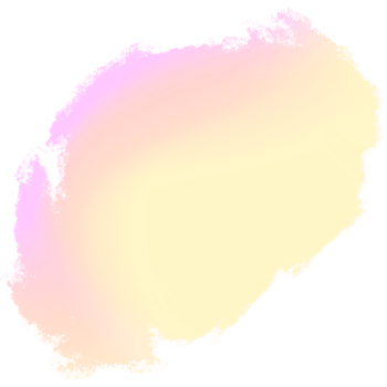 Beautiful Pink Yellow gradient brush strokes with soft transitions into textured grunge effects png