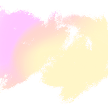 Soft Pink Yellow gradient brush strokes fading into rough gritty grunge details png