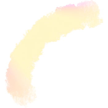 Gorgeous Pink Yellow gradient brush strokes blending into rough textured grunge marks png