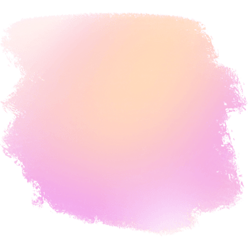 Beautiful Pink Yellow gradient brush strokes blending into rough gritty grunge inspired marks png
