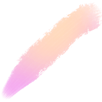 A stunning Pink Yellow gradient brush stroke fading into textured gritty grunge marks png