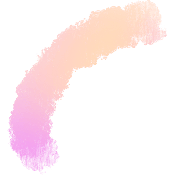 Beautiful Pink Yellow gradient strokes fading into rugged rough grunge marks png