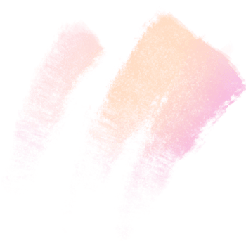 Soft Pink and Yellow gradient strokes blending into rough bold grunge inspired marks png