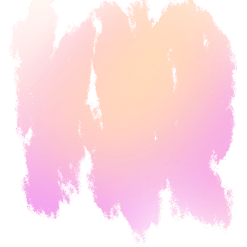 Beautiful Pink and Yellow gradient brush strokes blending into rugged bold grunge finishes png