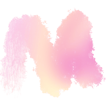 A radiant Pink Yellow gradient dissolving into softly textured grunge inspired effects png