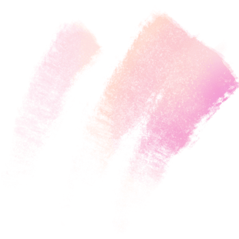 Rough pink and Yellow gradient stroke with hand sketched grunge textures png