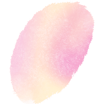 A textured stroke blending pink and Yellow with a rough hand drawn finish png
