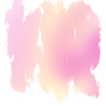Grunge style hand drawn stroke in pink and Yellow gradient png