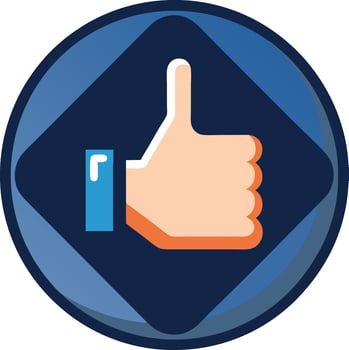 Thumb up icon set Thumb up icon collection Like sign and symbol illustration vector