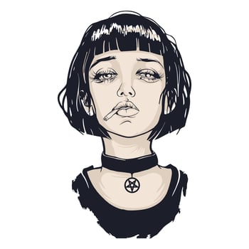 Girl gang illustration vector