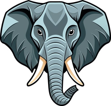 elephant colourful illustration design vector